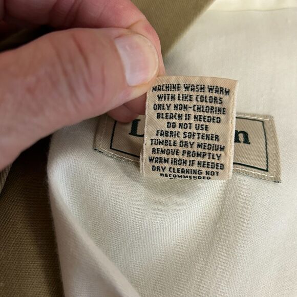 L.L. Bean NWT Flat Front Straight Leg Wrinkle-Resistant Chino Pants Size 44 X 36 - Picture 10 of 14